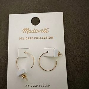 Madewell gold hoops